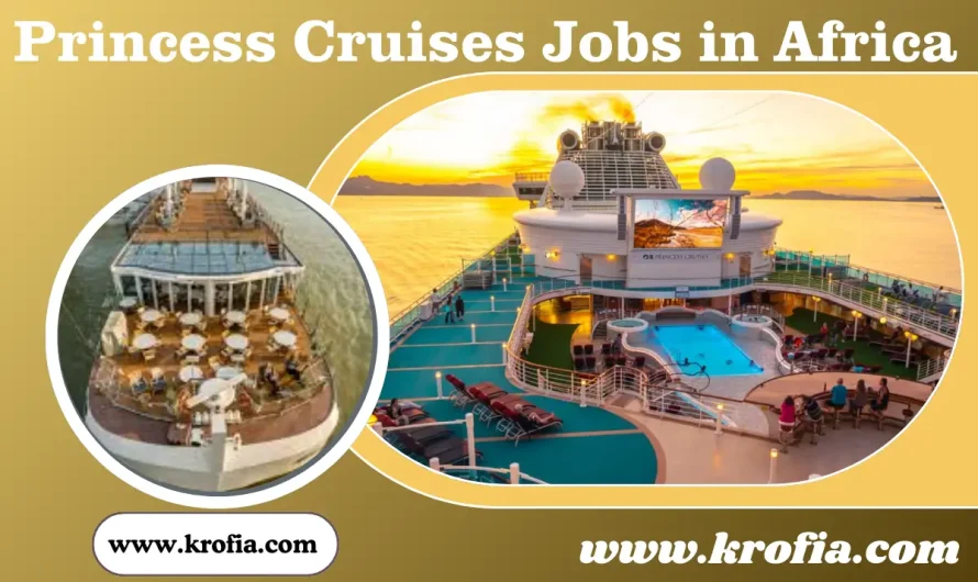 Princess cruise Jobs openings in Africa