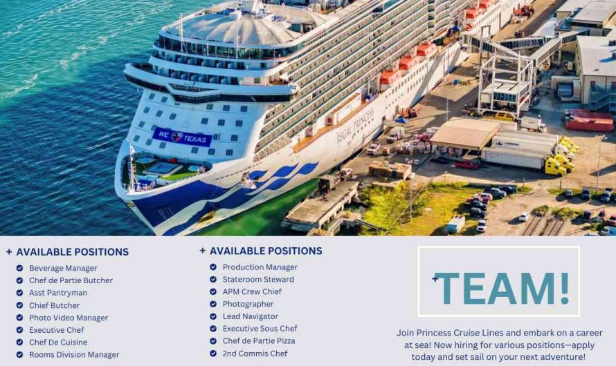 Princess Cruise Line Jobs
