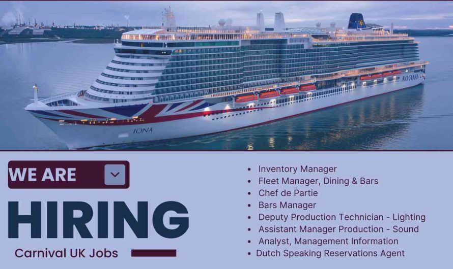 Carnival UK Cruise Line Jobs