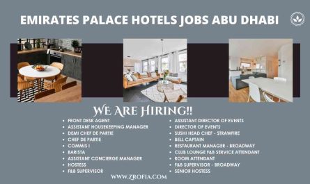 Emirates Palace Hotels Jobs Abu Dhabi
