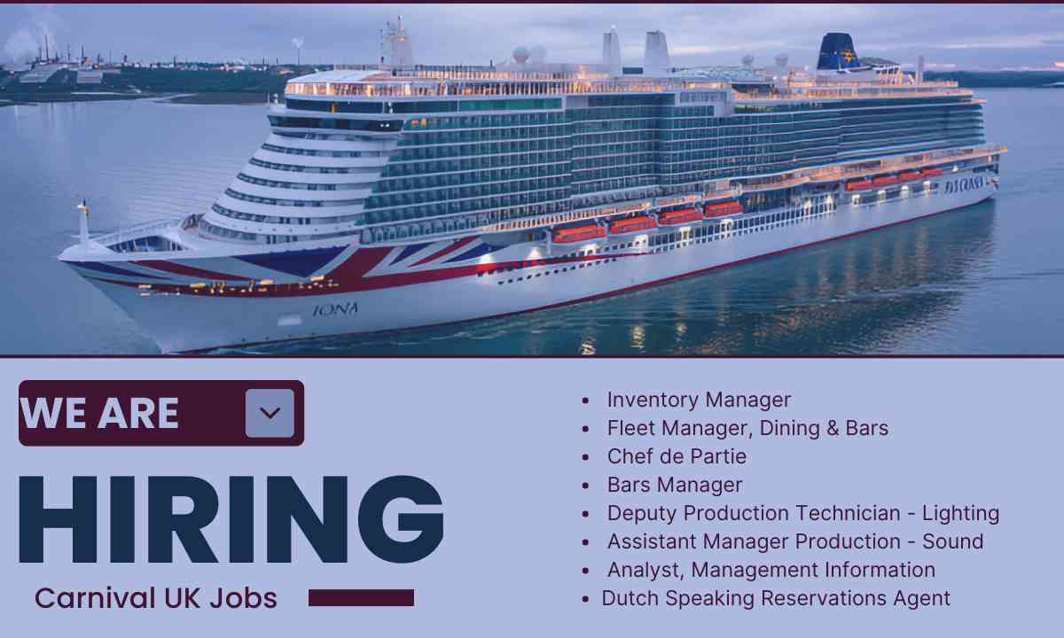 Carnival UK Cruise Line Jobs