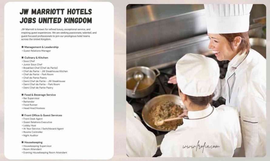 JW Marriott Hotels UK Exciting Hospitality Career Jobs