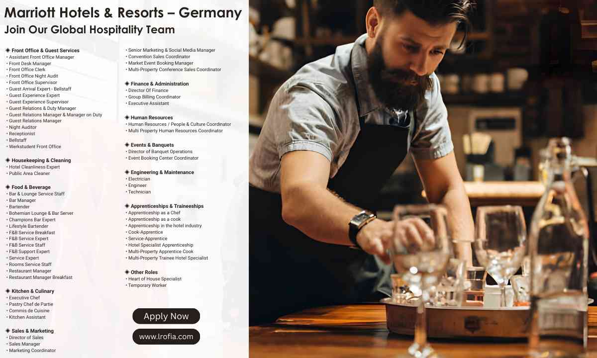 Marriott Hotels and Resorts Inspiring Careers Jobs Germany