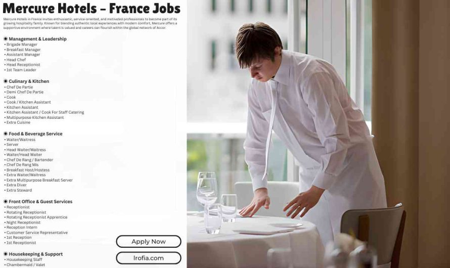 Discover New Paths Mercure Hotels France Jobs