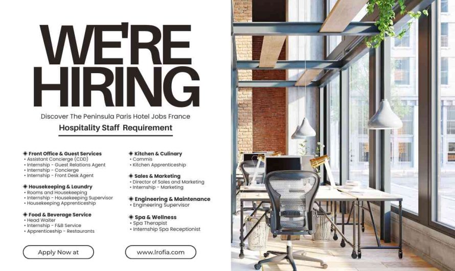Top Hospitality Careers The Peninsula Paris Hotel Jobs France